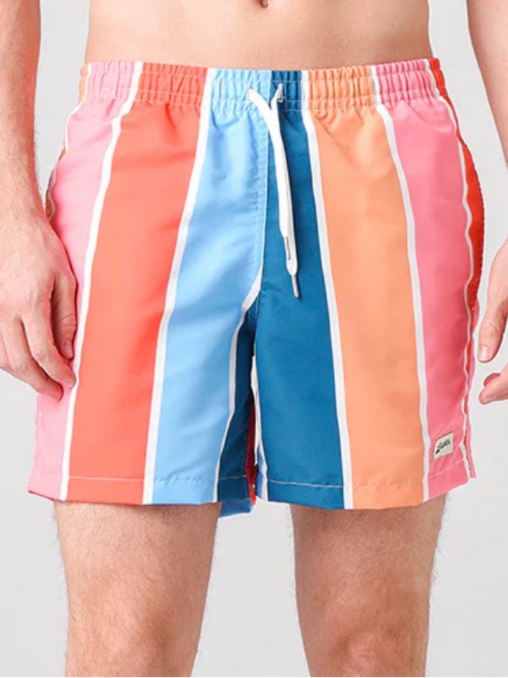 BATHER Men's Multi Gradient Swim Trunk